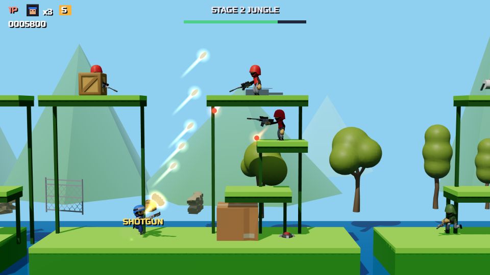 KID SHOOTER – ステージ2 – ジャングル