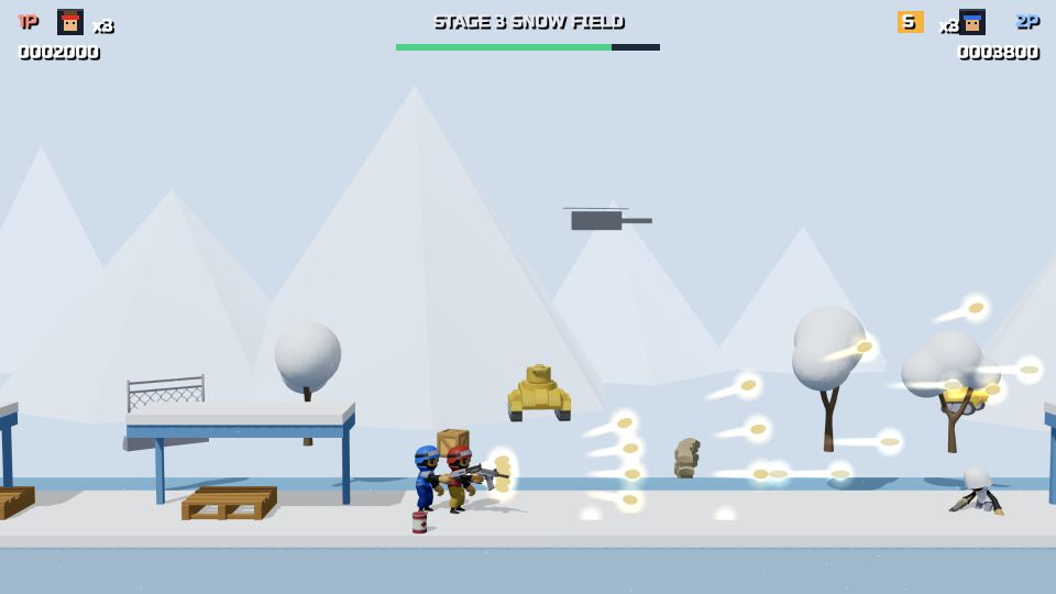 KID SHOOTER – ステージ3 – 雪原