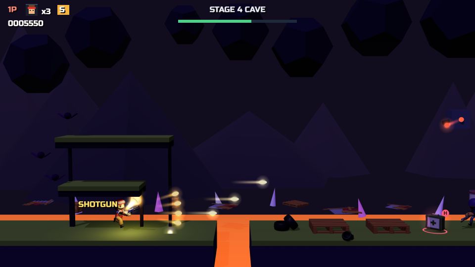 KID SHOOTER – ステージ4 – 洞窟