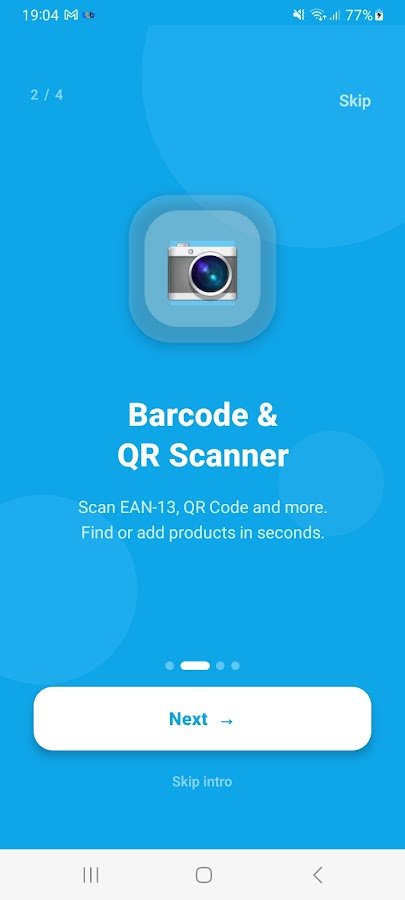 StockApp – Barcode and QR scanner