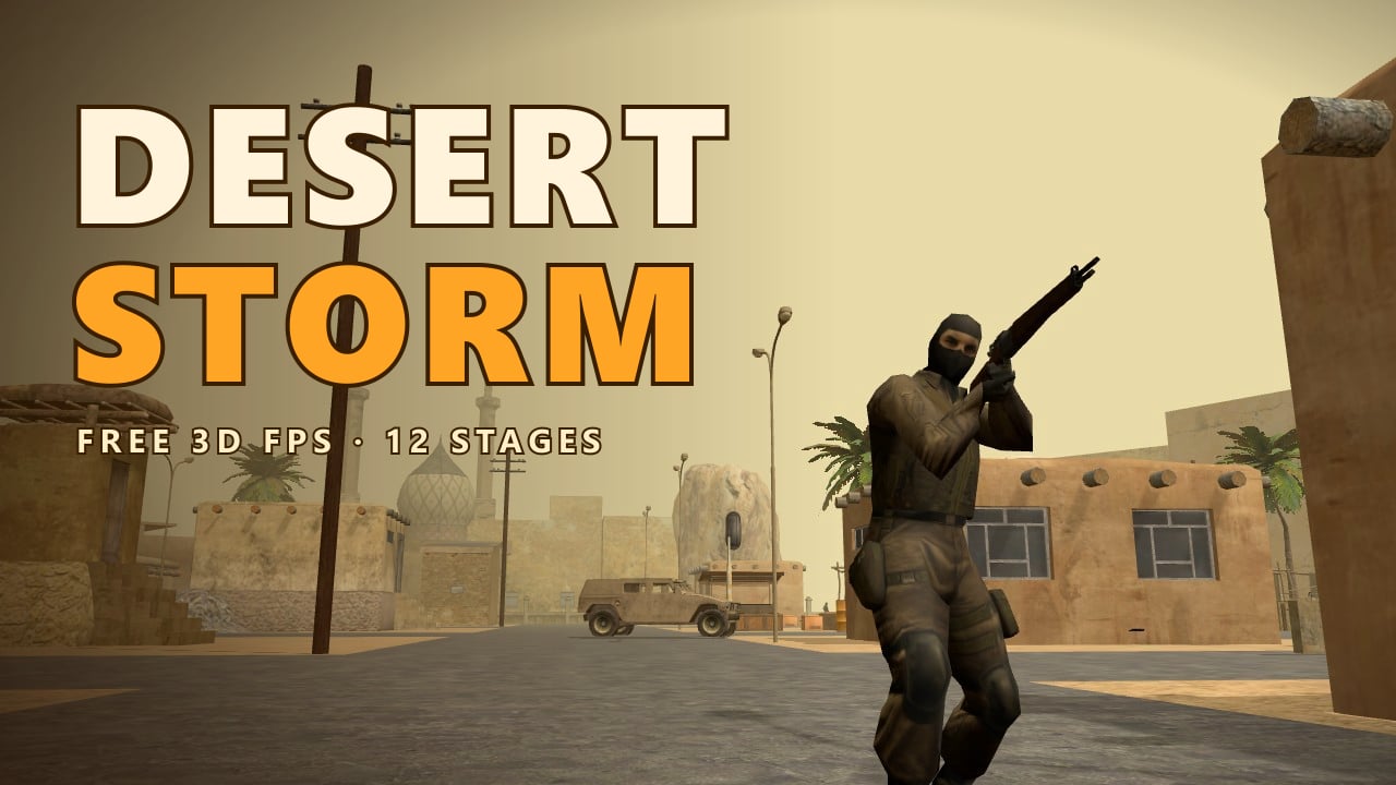 Desert Storm – ببندقية M4 قاتل شارعًا بشارع في بلدة صحراوية يحتلها مسلحون وقنّاصة