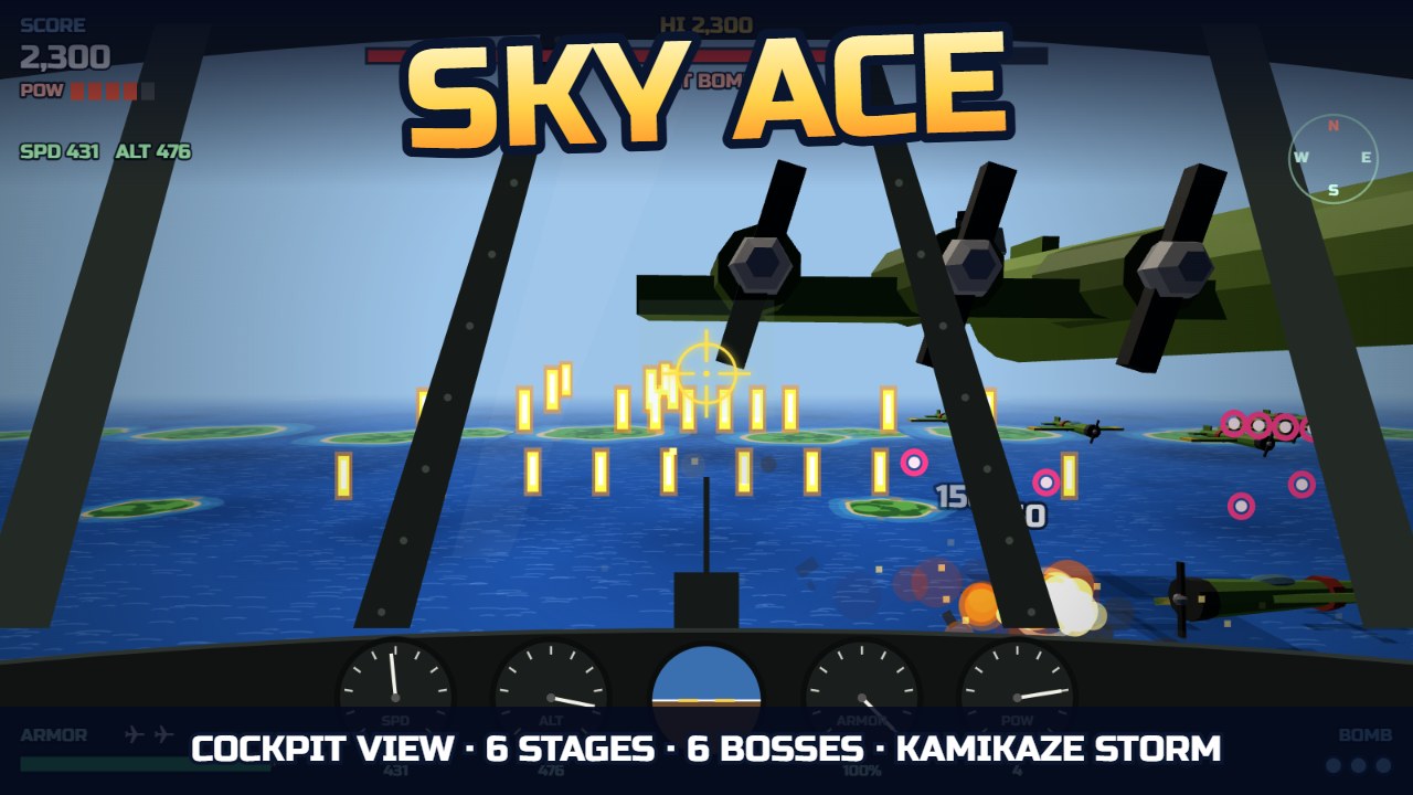 SKY ACE – أقلع، وتفادَ الطائرات الانتحارية، وأسقط ستة زعماء عملاقين