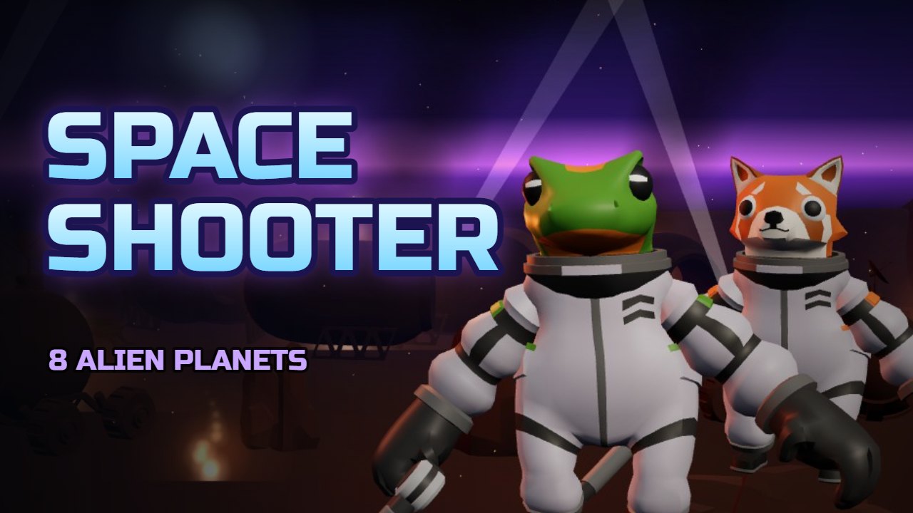 SPACE SHOOTER – 与动物宇航员一起横扫八颗星球的外星人