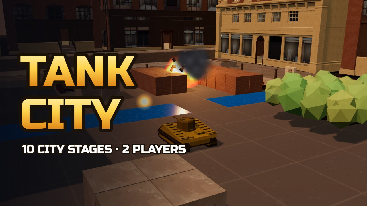 TANK CITY – Classic arcade tank battles, rebuilt in 3D on the streets of a city