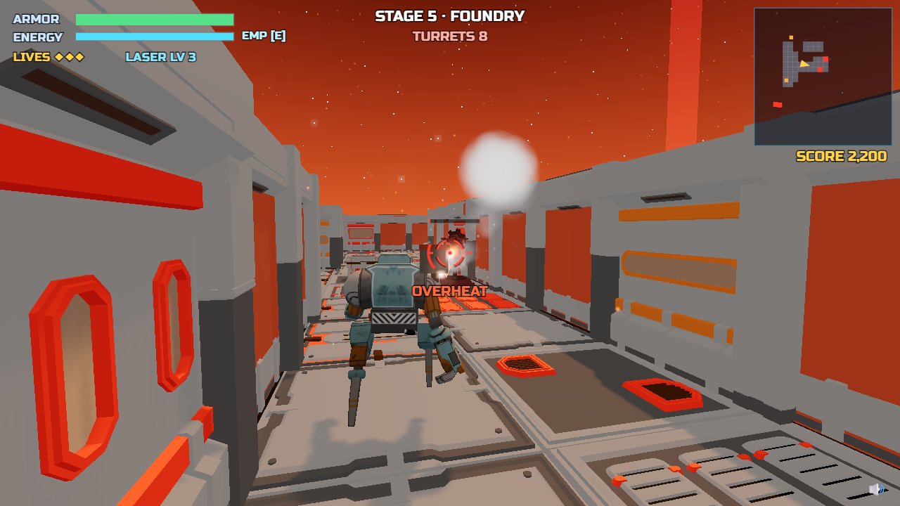 robotShock – ด่าน 5 – โรงหลอม